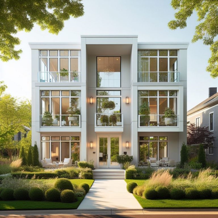 Illustration of a Minnesota home being transformed with the installation of elegant, energy-efficient windows, symbolizing modern home improvement.